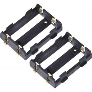 Bo&icirc;te Rangement Bo&icirc;tier Batterie 2 Emplacements x 3.7V Batterie Support pour 2 x 26650 Batterie 2Pcs - Neuf
