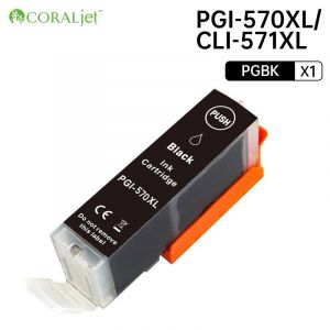 PGI-570XL/CLI-571XL 570 571 cartouche d'encre multicolore Compatible pour Canon PIXMA TS5050 MG5750 TS5051 MG6851 MG68501xBlack - Neuf