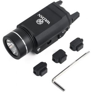 Dool-Lampe De Poche Tactique Tlr Lampe Torche À Action Constante/Momentanée/Stroboscopique 1000 Lumens Pour Rail (Noir) - Neuf