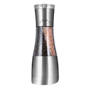 Moulin À Poivre Et À Sel 2 En 1,Shaker À Double Moulin Avec Grosseur Réglable Par Céramique,Roucoulement De Cuisine - Neuf
