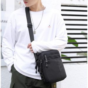 CHENG-Sacoche Homme Sac a Main Homme Sacs D'épaule Sac Bandouliere Hommes en Nylon Sacoche Besace Messenger Bag Sac d'affaires Crossbody Sac de Voyage Travail et Scolaire - Neuf