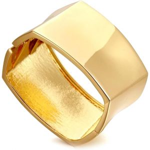 Gold Gold Bracelet Gold Bracelet For Women Chunky Cuff Bangle Boho Chunky Gold Bangles Cuff Bangle Chain Bracelets Coil Open Cuff Bangles Gifts - Neuf