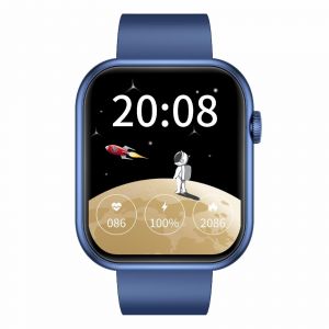 Montre Connect&eacute;e Sportive Bluetooth 5.2 Appels Surveillance Sant&eacute; &Eacute;tanche Rose Bleu Yonis - Neuf