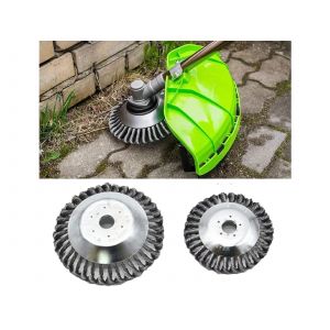 Brosse m&eacute;tallique de rechange pour t&ecirc;te de coupe-bordures (lot de 6 et 8 pouces) - Neuf