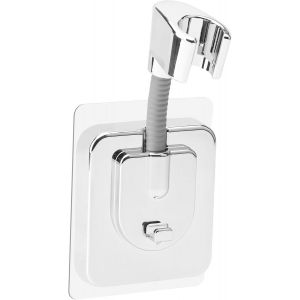 KGABERY-Support De Pommeau De Douche Sans Perçage,Réglable Support De Pommeau De Douche,Avec Adaptateur En Silicone,Adhésif Puissant,Pour Salle De Bain - Neuf