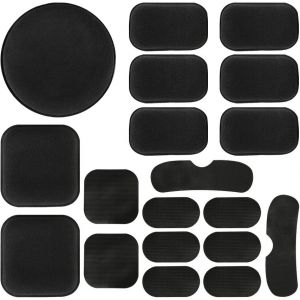 Protections pour Casque Universal Airsoft Aoutacc, Kits de Rembourrage en Mousse de Remplacement pour Casque 19pcs / Set Set Tapis pour Casque Fast/Mich/ACH/USMC/PASGT - Neuf
