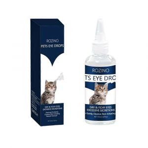 Gouttes Oculaires Pour Conjonctivite Chez Le Chien Et Le Chat, 30 Ml, Sures Et Douces Pour Les Animaux De Compagnie - Neuf