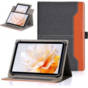 Coque Pour Doogee U11/U11 Pro 2025/U10/Doogee Tab A9/Tab A9+/Tab A9pro/Tab A9pro+/Honor Pad X8a/Blackview Tab90 Wifi,Rotatif Multi-Angles Universelle Étui Housse Pour Tablette 10-11 Pouces,Noir - Neuf