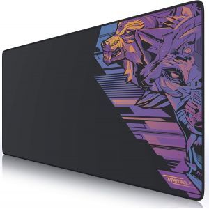 - Tapis De Souris Gaming Victor Retro 900X400Mm - Sous-Main Bureau Gamer Extra Large Xxl En Tissu, Base Antidérapante - Précision, Vitesse Et Confort - Pour Tous Types De Souris Et Claviers - Neuf