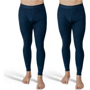 Jexnovashop-Cale&ccedil;on Long Coton, Pack De 2 Cale&ccedil;ons Longs Hommes En C&ocirc;tes Fines, Taille S - 4xl, Avec Braguette Et Ceinture Douce, En Coton/Calson Long Pour Homme Jambes Longues - Neuf