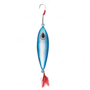 Leurre De Peche En Metal Coulant A Secousse Lente, Appat Dur En Plaque De Fer, 100 G/150 G (Bleu, 12,7 Cm) - Neuf