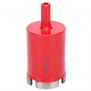 XYONG Foret a dents ondulees, revetement diamant rouge, ouvre-trou pour carrelage, ceramique, marbre, 40 mm - Neuf
