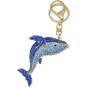 Kal-Porte-Clés Avec Pendentif Animal En Cristal Bling Koala, Chouette, Baleine, Flamant Rose, Tortue Pour Femmes Et Filles - Neuf