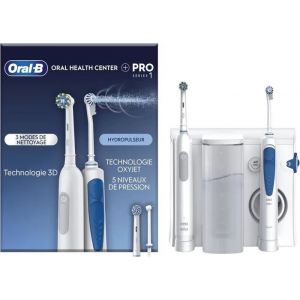 Hydropulseur Dentaire - Oral-B - Pro Series - Jet Dentaire - 1 Canule Oxyjet - 1 Canule Water Jet - Neuf