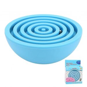 Jouet labyrinthe en demi-cercle ¿ Jeu de réflexion lumineux pour l'apprentissage précoce des enfants (bleu) - Neuf