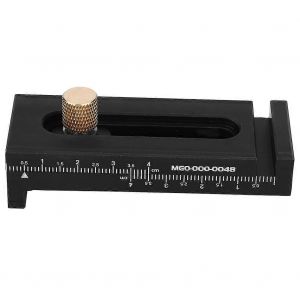 Jauge de marquage en laiton en aluminium noir Règle de mesure de profondeur Règle de ligne de travail du bois - Neuf