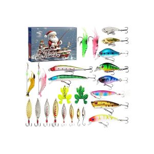 Calendrier de l'Avent de p&ecirc;che avec app&acirc;ts (24 jours) pour les p&ecirc;cheurs - Neuf