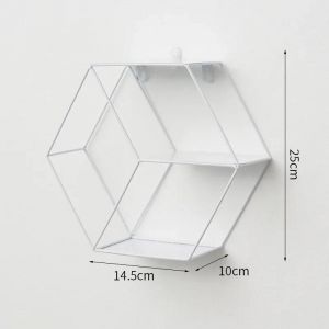 Étagères Flottantes Murales,Étagères Décoratives,Support De Rangement Circulaire,Plateau Créatif Pour Plantes Et Pots De Fleurs,Décoration Nordique Pour La Maison.A White. - Neuf