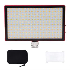 Lampe video LED LituFoto L28, eclairage de remplissage 3200-5600K CRI97 pour prise de vue (rouge) - Neuf