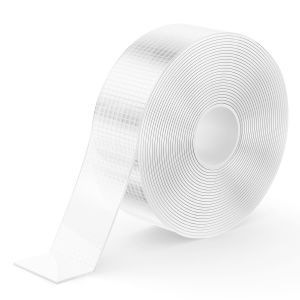 Double Face Extra Fort,5 Mètres Nano Ruban Adhésif Double Face Puissant,Sans Traces,Transparent Amovible Adhésif Pour Bureaux,Maison,Fixant,Diy,Extérieur,2,5cm Largeur - Neuf