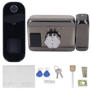 XYONG Serrure de porte intelligente, telecommande numerique electronique, empreinte digitale, mot de passe, verrouillage de securite domestique pour Tuya - Neuf