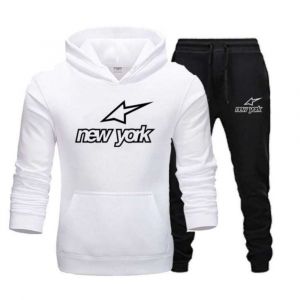 Jogging Enfant New York Etoile Blanc (Taille 9/11 Ans,Couleur Blanc) - Neuf