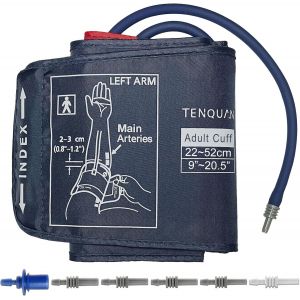 Tensiom&egrave;tre Brassard Extra Large 9""-20.5""(22-52cm),Appareils De Tensiom&egrave;tre &Agrave; Usage Domestique Brassard Extra Large Avec Connecteur Pour Gros Bras,Brassard Bp Uniquement,Machine Non Incluse - Neuf
