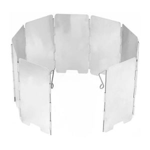 Pare-Brise Léger En Aluminium Pour Réchaud De Camping - Accessoire De Brûleur Au Butane Portable, Réglable Et Durable Pour La Cuisine En Plein Air - Neuf
