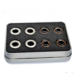 16 Pièces En Céramique Noire Roulements 8x22x7mm Pour Patins À Roulettes - 7 Roulements À Billes Pour Hautes Performances - Neuf