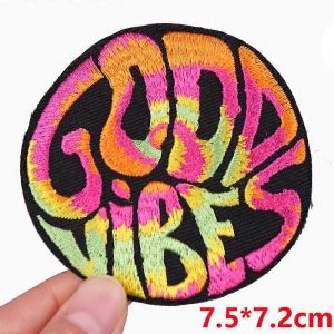 La Gentillesse Est Magique/Dessin Anim&eacute; Broderie Patch Lettre Patch Fer Sur Les Patchs Pour V&ecirc;tements Thermoadh&eacute;sif Patchs Sur Les V&ecirc;tements Coudre Bricolage - Neuf