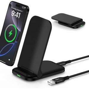 Kalcx-Chargeur À Induction Iphone,15w Chargeur Sans Fil Pliable Station De Charge Rapide Pour Samsung Galaxy S21 S22 S23 Fe S24 S25 Ultra,Google Pixel 9 Pro 8 7 A 6xl,Iphone 16 Pro Max 16e 15 14 13 1 - Neuf