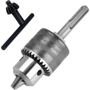 Mandrin à roue dentée 1,5 à 13 mm,1/2¿20UNF,adaptateur SDS-Plus,accessoires pour marteaux perforateurs,zone de serrage adaptée pour une utilisation intensive,fabriqué en métal massif de - Neuf