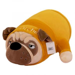 Peluche chien Puppa, poupée mignonne de dessin animé, oreiller pour chiot, machine à gratter pour enfants, poupée chien Sharpei-jaune - Neuf