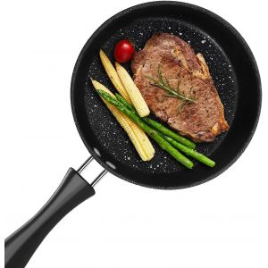 Yunbo Mini Poêle À ?uf Anti-Adhésive De 12 Cm Avec Poignée, Casserole Résistante À La Chaleur, Portable, Camping, Cuisson, Poêle À Omelette Pour Cuisinière À Gaz, Cuisinière À Induction - Neuf