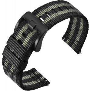 Quick Release Nylon Watch Strap Military Watch Bands For Men 18mm 19mm 20mm 22mm 24mm.[U927] - Neuf