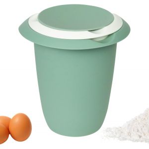 Pichet De Mélange Avec Couvercle Deux Parties,1 L,Avec Verseur,Plastique,Vert-Menthe/Blanc,3151227m - Neuf