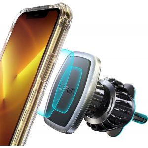 KAL-Support T&eacute;l&eacute;phone Voiture, Clip Am&eacute;liorer 2022 [6 Super Aimants Puissants] [Case Friendly] Support Magnetique Porte Telephone Voiture Pour Tous Les - Neuf