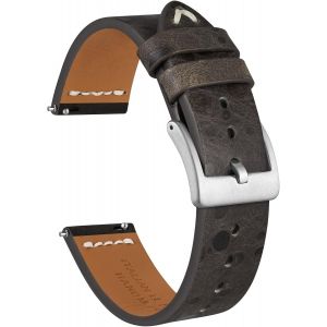 Kal-Bracelets De Montre Antique, Cuir Italien, Bracelets De Remplacement À Libération Rapide Pour Hommes Et Femmes, Largeur De Bande 18 Mm 20 Mm 22 Mm - Neuf