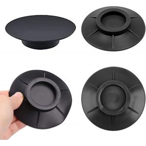 Lot de 4 amortisseurs de vibrations en caoutchouc antidérapants, tapis en silicone anti-vibrations, tapis amortisseur de chocs pour machine à laver - Neuf