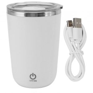 Tasse De Mélange Électrique Usb 350ml Étanche Tasse D'agitation Automatique Tasse À Café À Agitation Automatique Blanc - Neuf