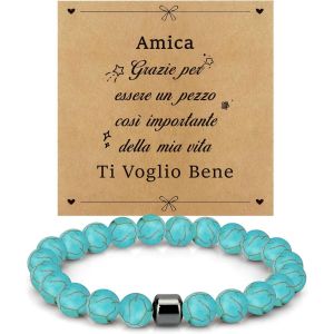 Kal-Bracelet D'amitié, Cadeaux Meilleure Amie, Cadeau Amitié, Bracelet Femme, Cadeau Amitié, Cadeau D'amitié, Cadeau De Saint Valentin, Cadeau Femme Anniversaire, Bracelet Femme Homme, Large, No Gems - Neuf