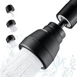 Noir 3 Modes de Tête de Pulvérisation Robinet de Cuisine Buse 360 Degrés d'Évier de Cuisine de Tête de Pulvérisation,Cuisine Aérateur,d'Économie d'Eau Robinet Adaptateur pour Lavabo - Neuf