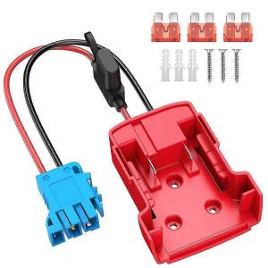 Adaptateur de roues électriques pour batterie avec connecteur de faisceau de câbles Fil 12AWG avec fusible 40a pour Peg-perego - Neuf