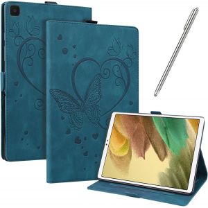 Coque Pour Samsung Galaxy Tab A7 Lite Case 8,7 Pouces 2021 (Sm-T220/T225/T227) Housse Tablette Avec Multi-Angle Housse Support (Bleu) - Neuf
