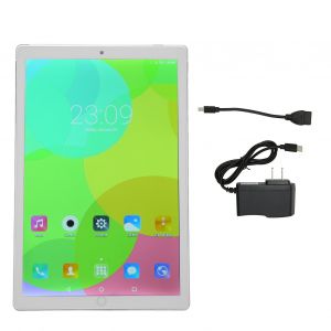 Tablette 10,1 pouces pour android 11 2.4, 5G, Wi-Fi, 6G, 128G, ecran 2560 x 1600 IPS, double camera 5MP et 8MP, processeur 8 coeurs, appel, 100-240 V, prise US argentee - Neuf