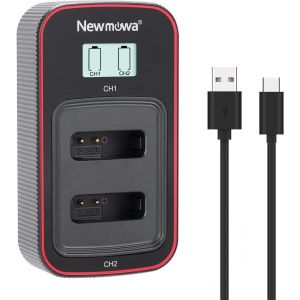 Double Chargeur USB à écran LCD Intelligent pour Canon NB-13L et Canon PowerShot G5X G7X G9X G7 X Mark II G9X Mark II G1 X Mark III SX620 HS SX720 HS SX730 HS - Neuf