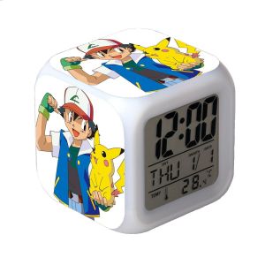 Réveil LED Pokémon coloré changement de couleur - Neuf