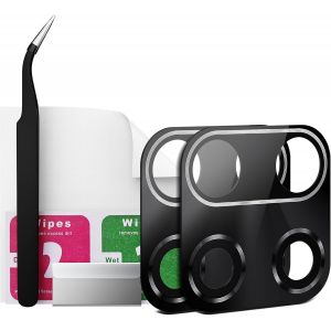 Kalanka-2 Packs Lentille Caméra Pour Xiaomi Redmi Note 9s / Redmi Note 9 Pro Vitre Appareil Photo Objectif Arrière Avec Kit De Réparation - Neuf