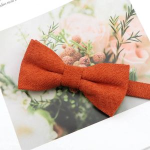 Ensemble De Noeuds Papillon Parent-Enfant En Daim Super Doux Pour Hommes Macarons Couleur Unie Design Classique Mignon Papillon Rouge Vert Bleu Rose Cravate--Kids 9 - Neuf