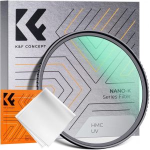 Filtre UV 37mm Filtre de Protection et Chiffons de Nettoyage en Microfibre Multi-Couches avec Revêtement pour Objectif Appareil Photo - Neuf